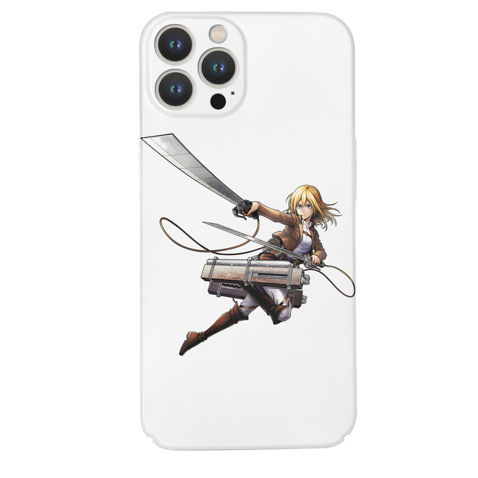 （画像用） 進撃の巨人 クリスタ·レンズ Attack on Titan Christa Lenz 【iPhone 14シリーズ対応】ハードケース